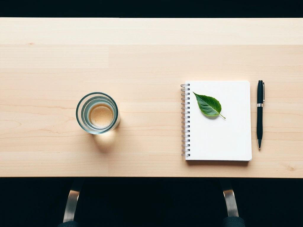 Minimalistički radni prostor koji simbolizuje red i privatnost